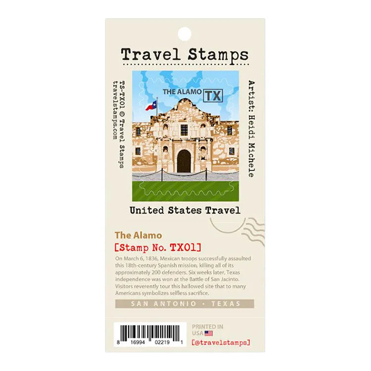 Alamo Travel Stamp