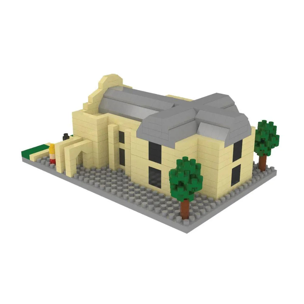 Alamo mini block set with trees on a white background