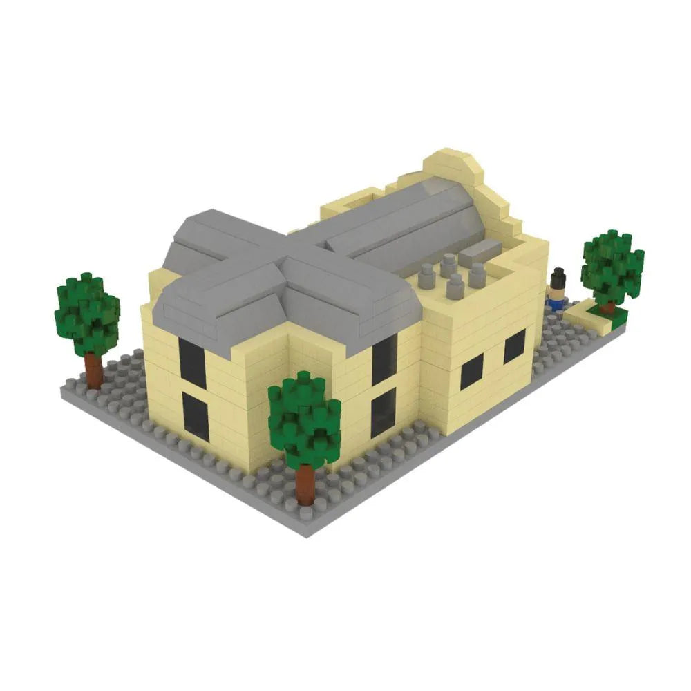 Alamo mini block set with trees on a white background