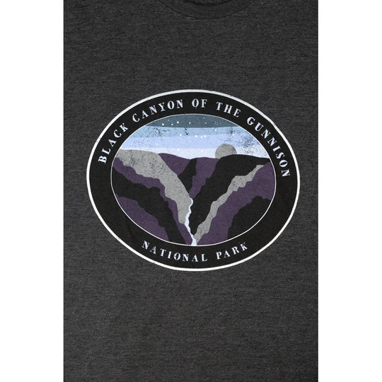 Black Canyon of the Gunnison National Park T-Shirt - Night Sky logo detail