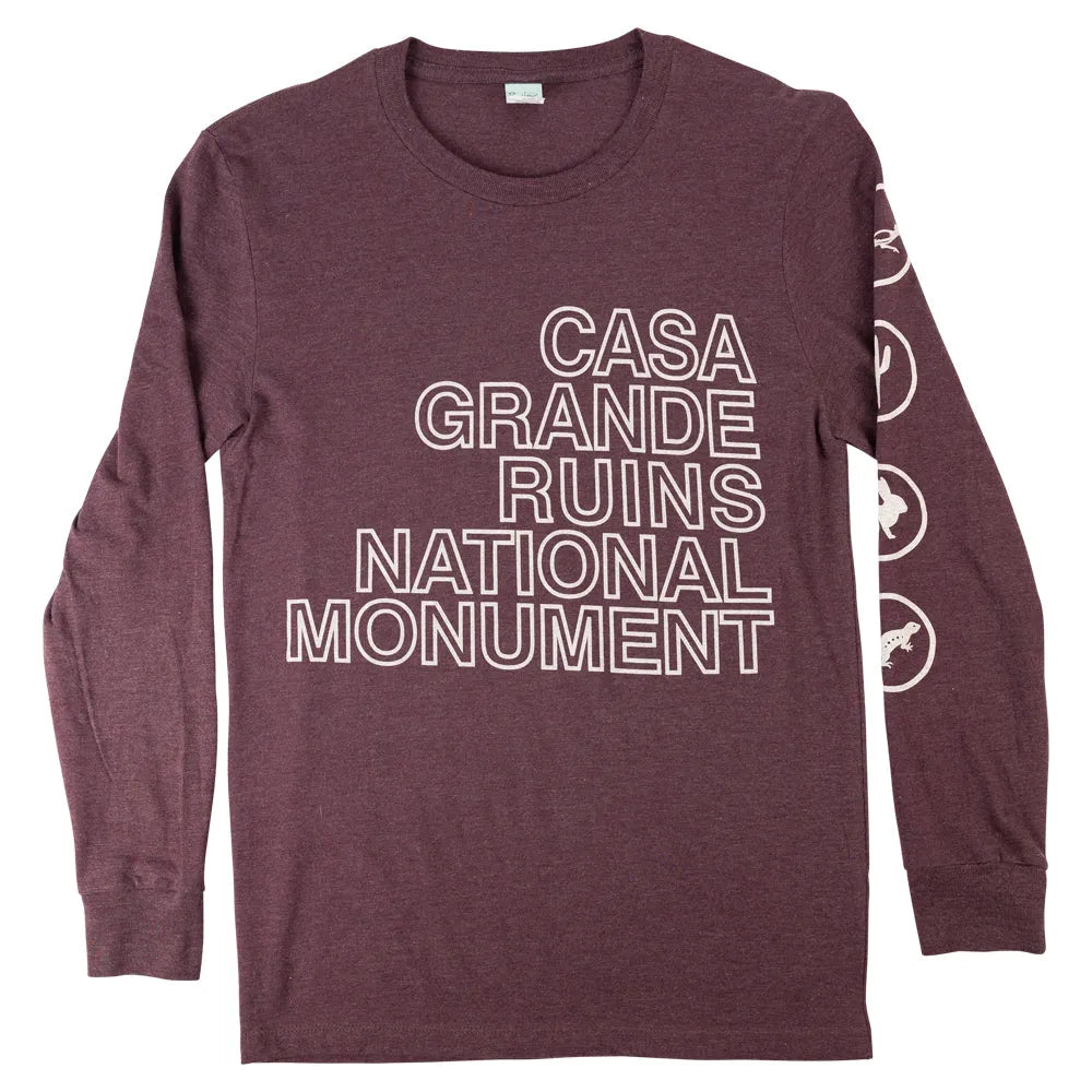 Casa Grande Ruins National Monument T-Shirt - Icons front view arms foled