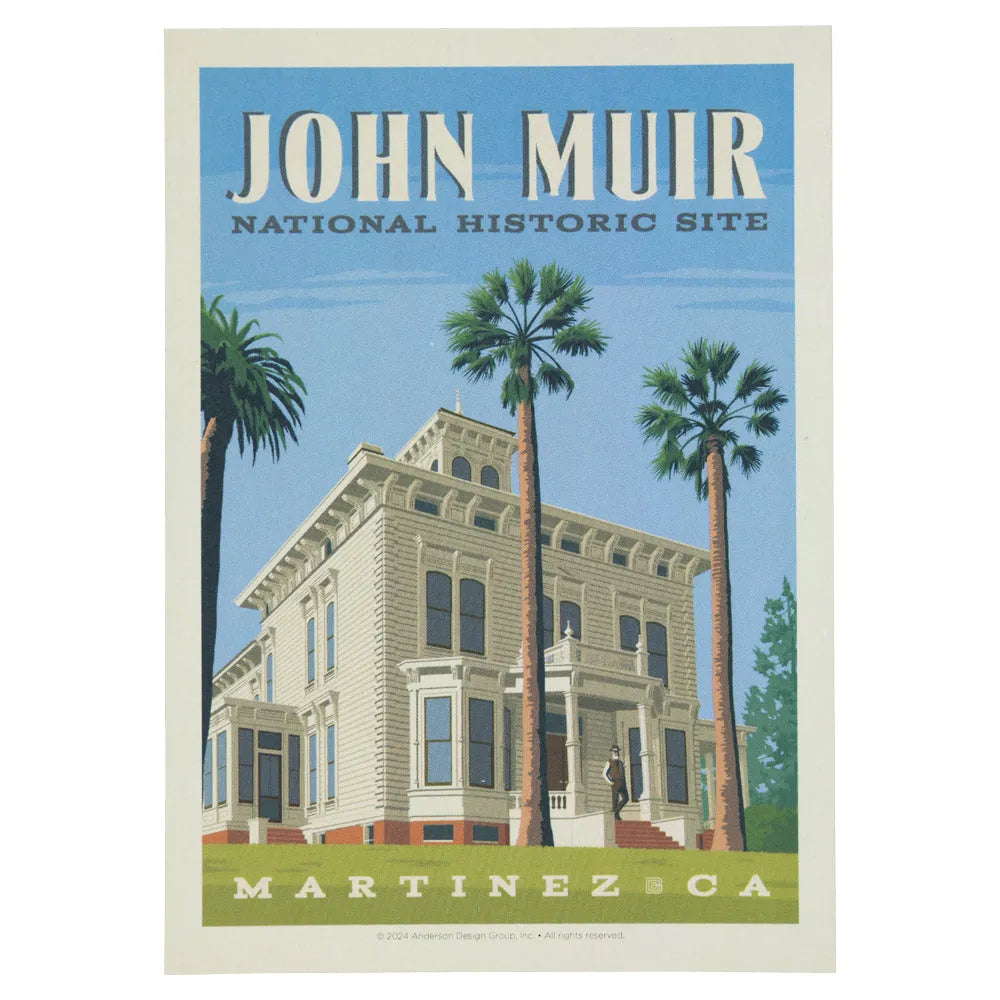 John Muir National Historic Site Postcard - ADG Graphic