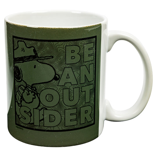 Peanuts Be An Outsider Mug