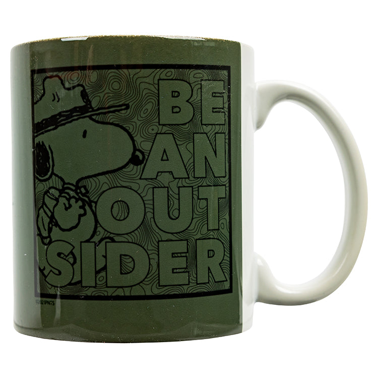 Peanuts Be An Outsider Mug