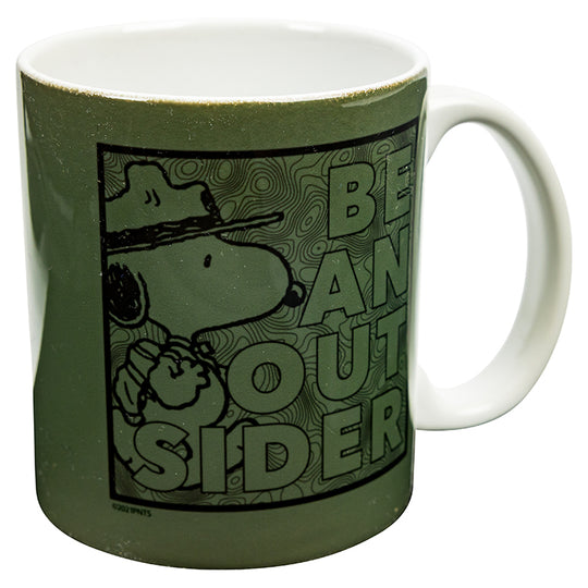 Peanuts Be An Outsider Mug