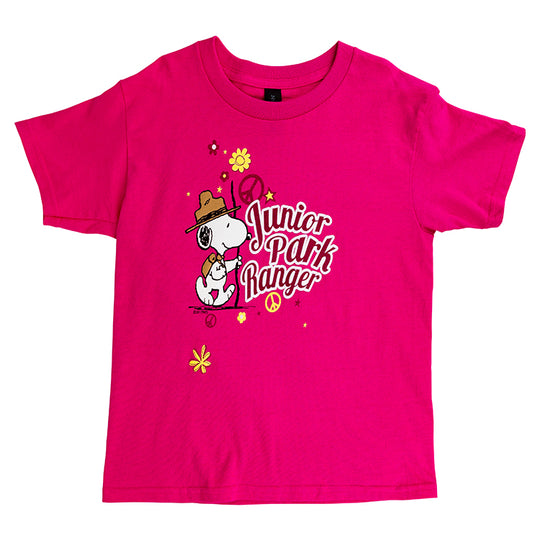 Peanuts Junior Park Ranger Youth T-Shirt - Pink