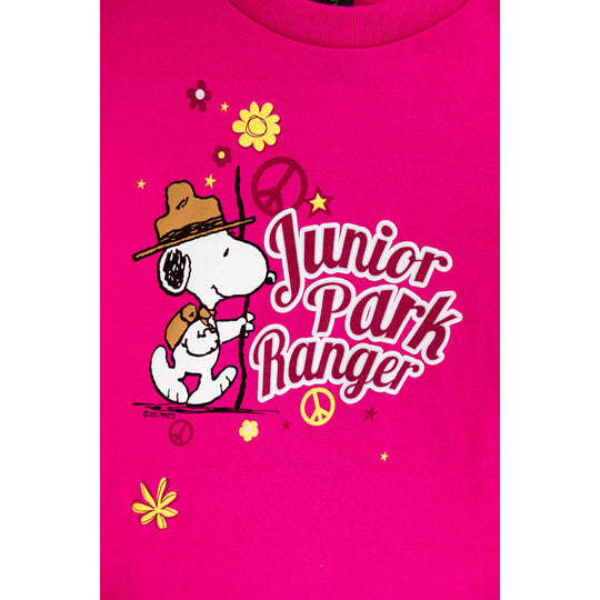 Peanuts Junior Park Ranger Youth T-Shirt - Pink