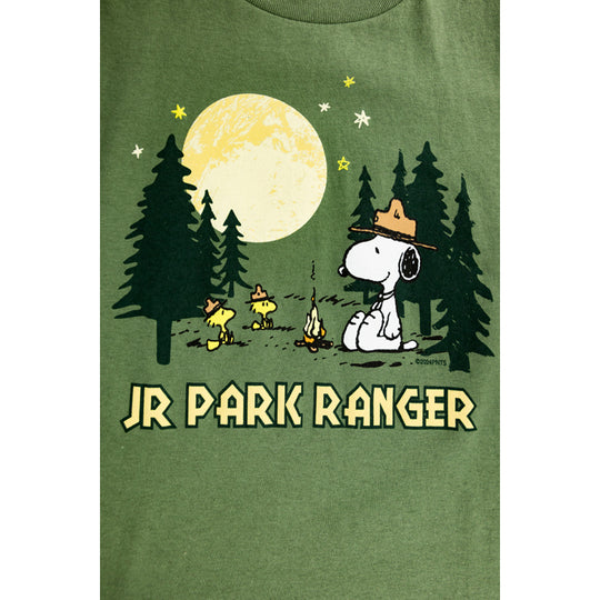 Peanuts Junior Park Ranger Youth T-Shirt - Green