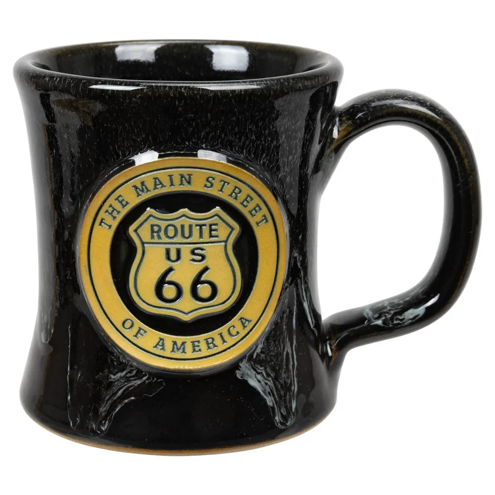 Route 66 Logo Diner Mug Front View