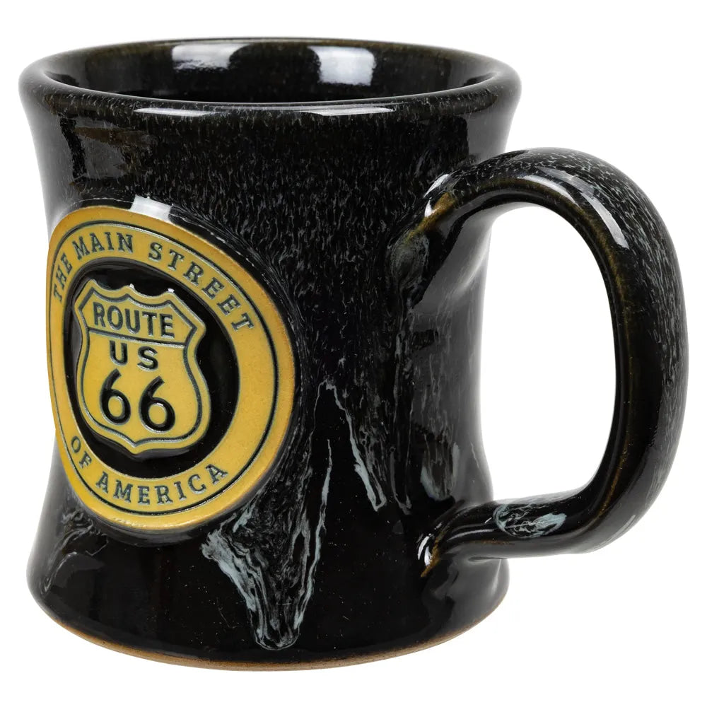 Route 66 Logo Diner Mug Facing Right