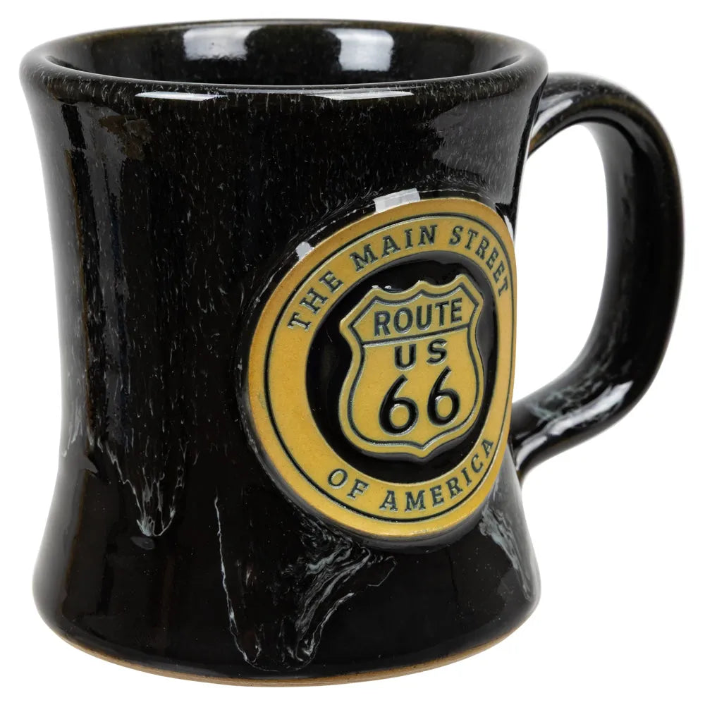 Route 66 Logo Diner Mug Facing Left