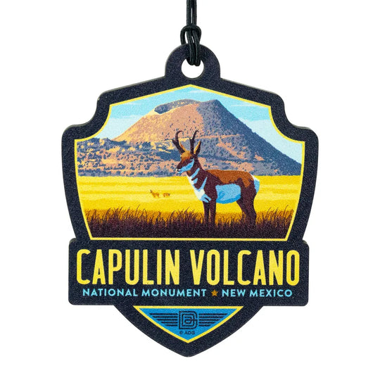 Capulin Volcano National Monument Ornament - ADG Badge Graphic on a white background