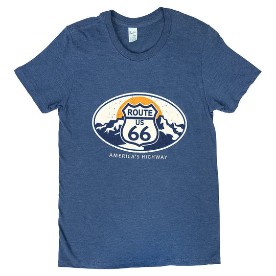 Route 66 America’s Highway T-Shirt Front