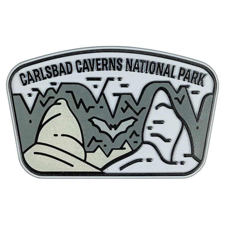 Carlsbad Caverns National Park Flex Magnet - Fell Logo