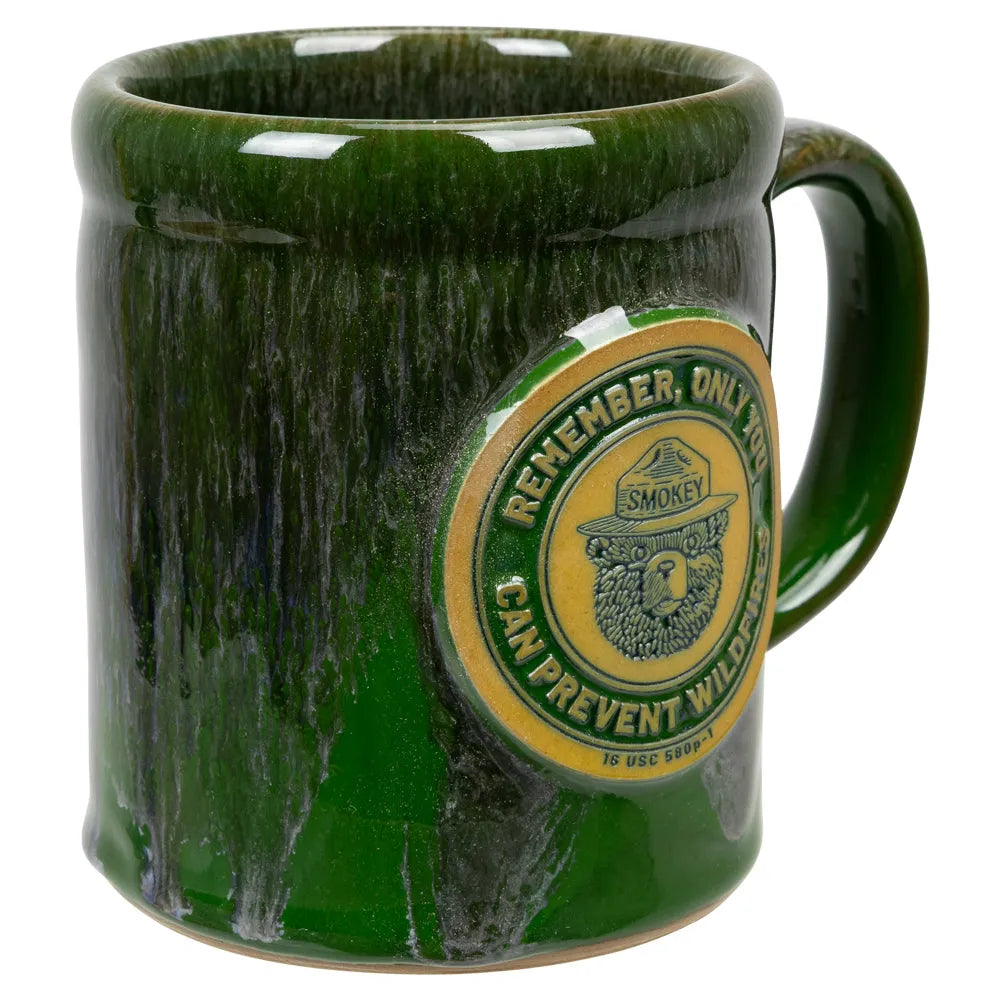 Smokey Bear Camper Mug Facing Left