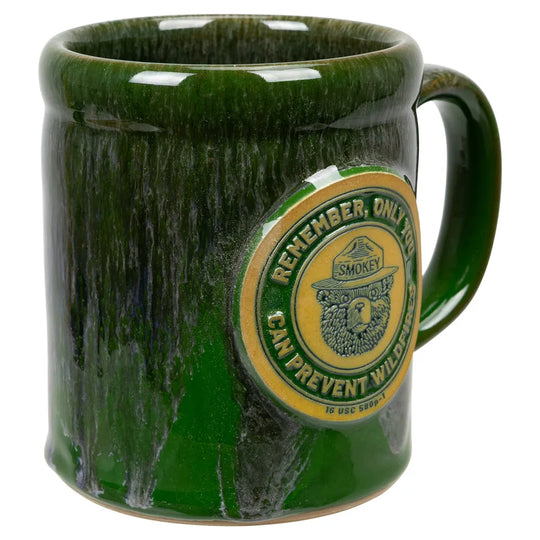 Smokey Bear Camper Mug Facing Left