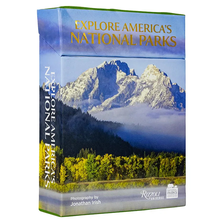 Explore America’s National Parks Card Deck Box Facing Left
