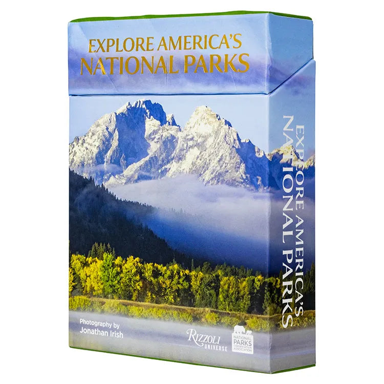 Explore America’s National Parks Card Deck Box Facing Right