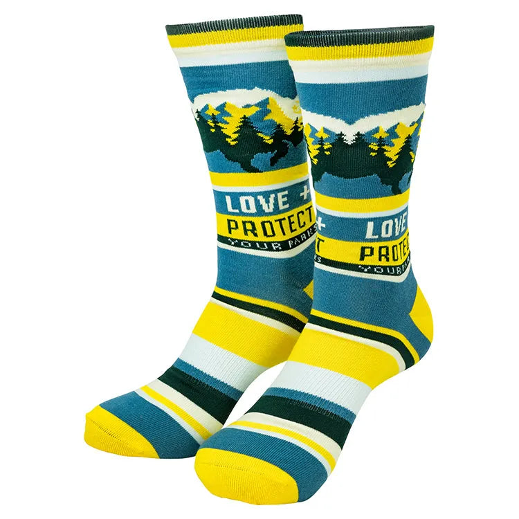 Love + Protect Your Parks® national park knit socks