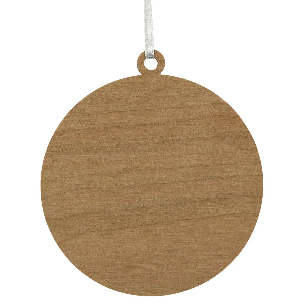 Black Canyon of the Gunnison National Park 3-D Wood Ornament back view