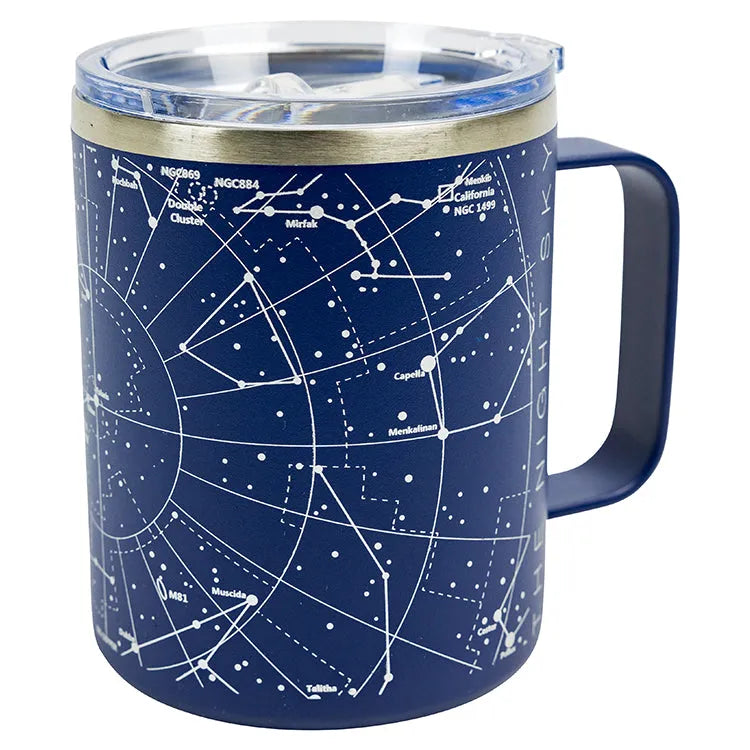 Night Sky Insulated Mug Turned Slightly Left