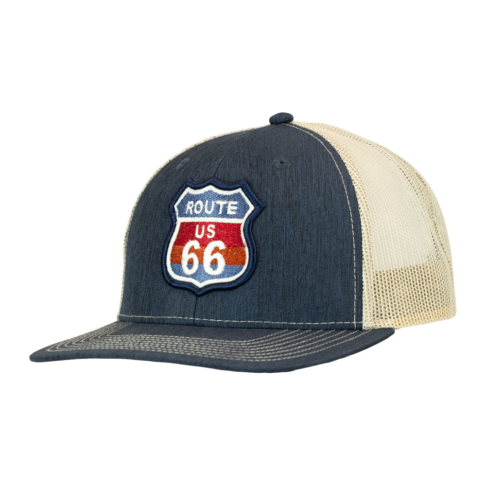Route 66 Mesh-Back Cap - Road Sign facing right