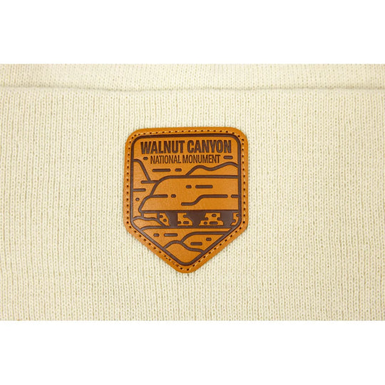 Walnut Canyon National Monument Beanie - Fell Logo patch detail