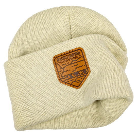 Scrunched Walnut Canyon National Monument Beanie - Fell Logo