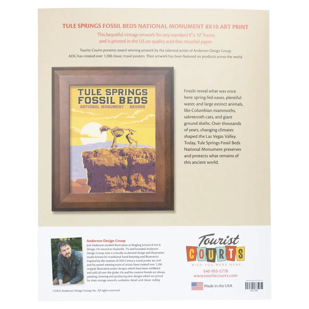 Tule Springs Fossil Beds National Monument ADG Graphic Print Packaging Interpretation