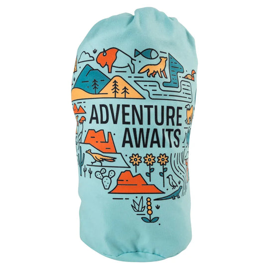 Adventure Awaits National Park Fleece Blanket