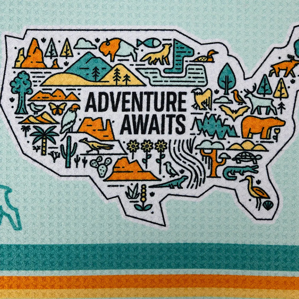 Adventure Awaits Logo Detail