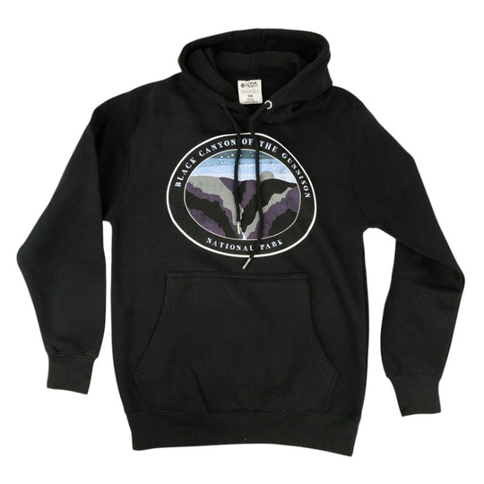 Black Canyon of the Gunnison National Park Fleece Hoodie - Night Sky
