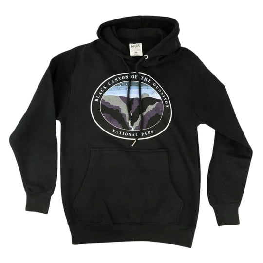 Black Canyon of the Gunnison National Park Fleece Hoodie - Night Sky