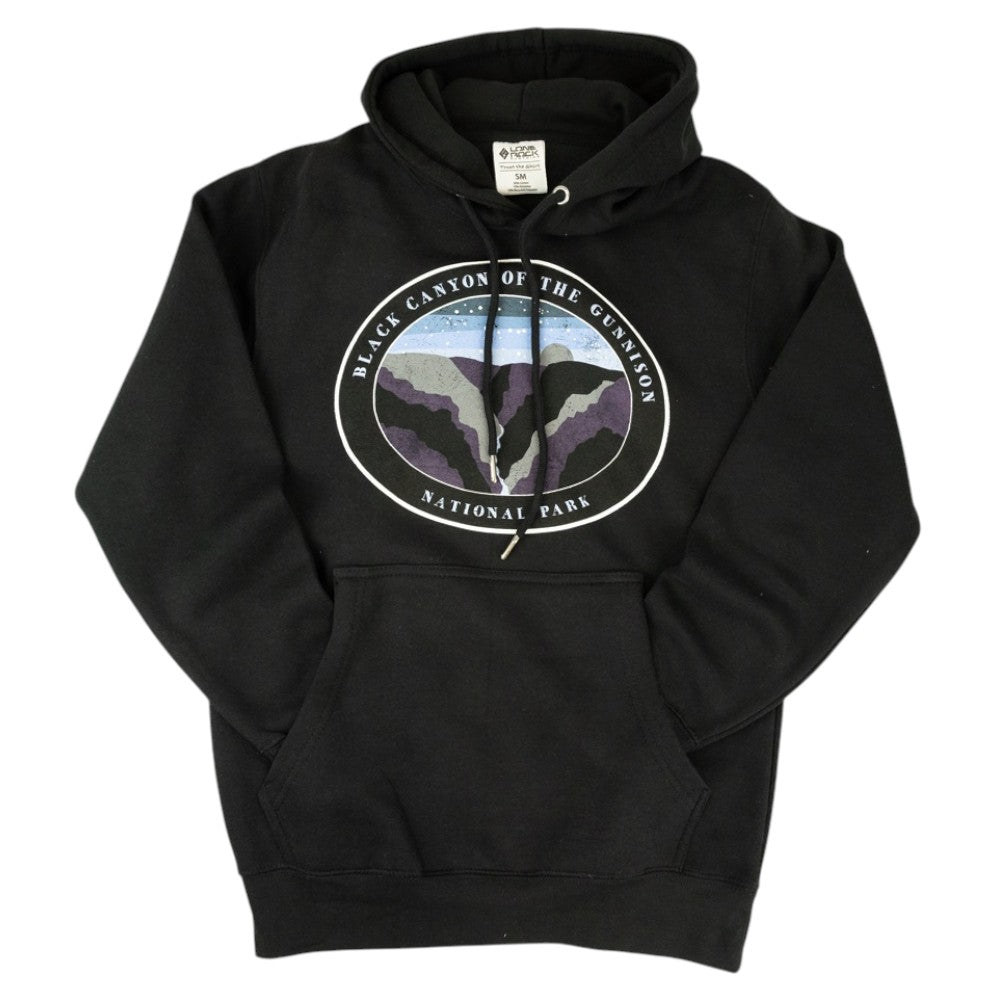 Black Canyon of the Gunnison National Park Fleece Hoodie - Night Sky