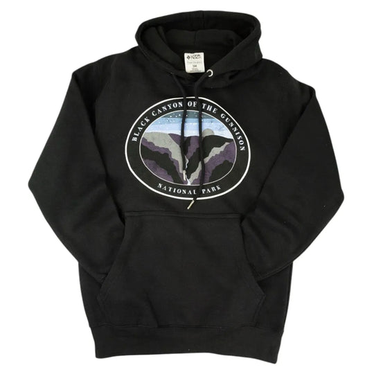 Black Canyon of the Gunnison National Park Fleece Hoodie - Night Sky