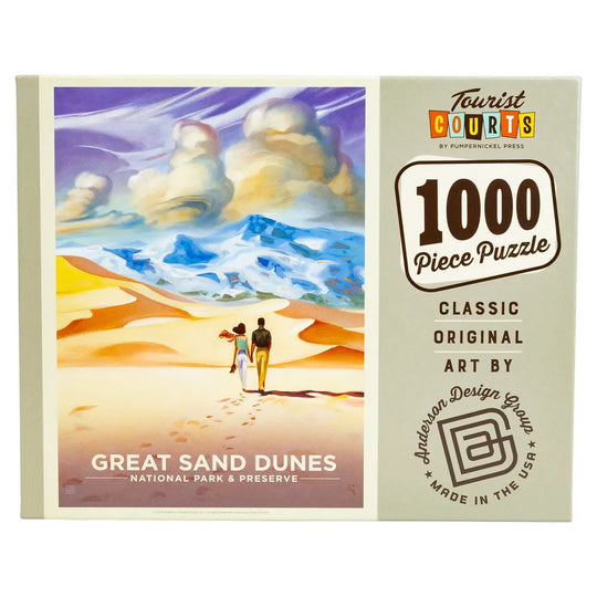 Great Sand Dunes National Park Puzzle - ADG Graphic packaging box on a white background