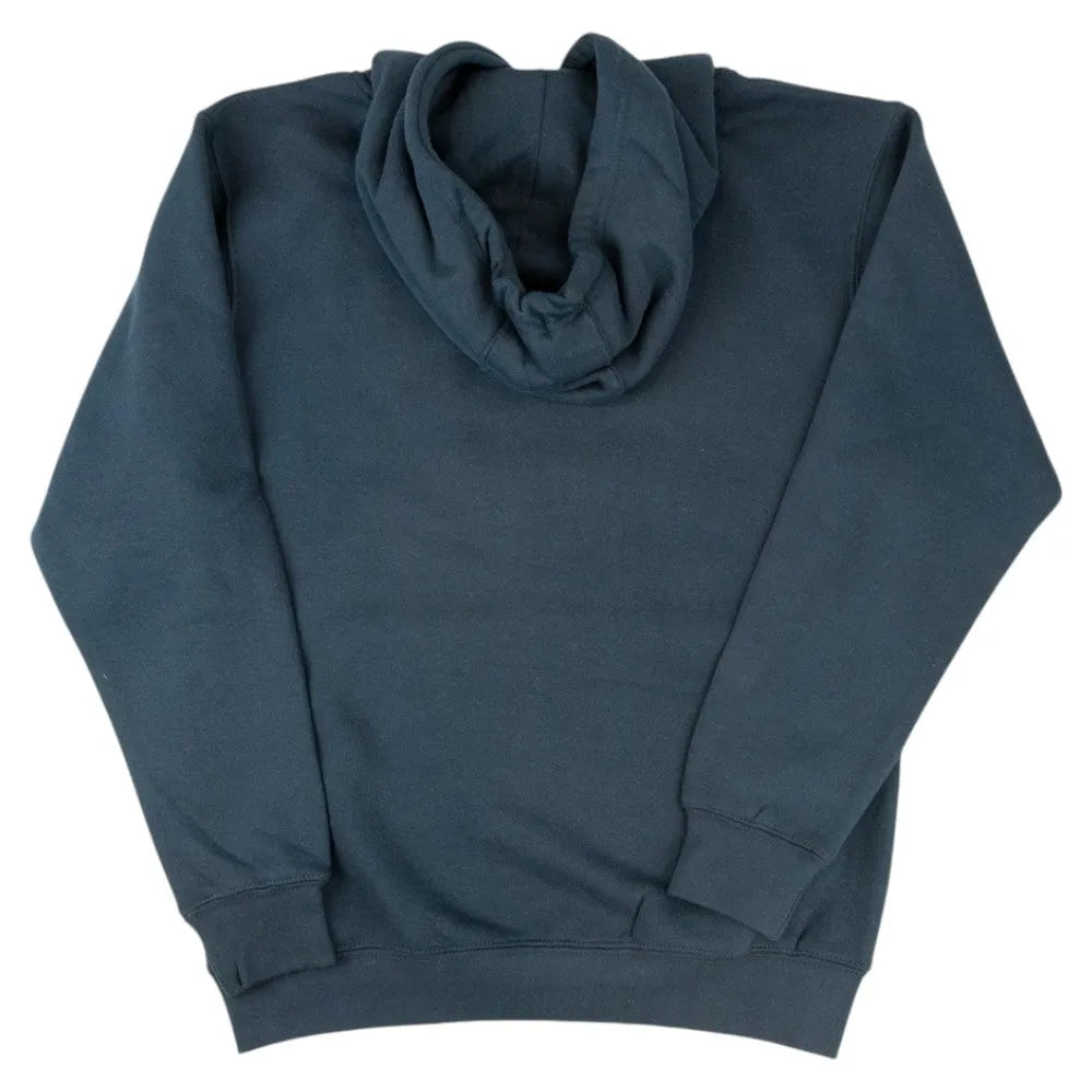 Blue hoodie on a white background