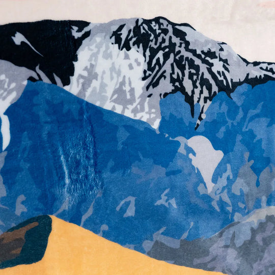 Detail of Great Sand Dunes National Park fleece blanket
