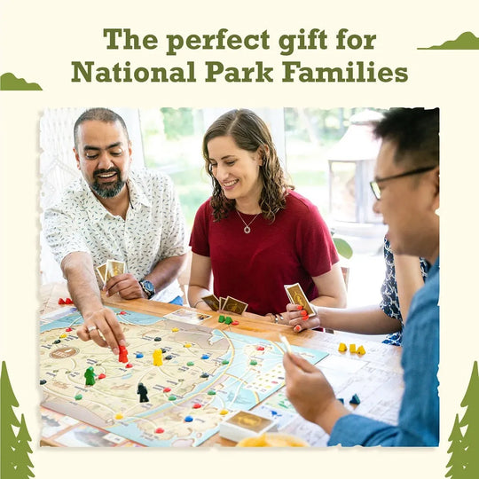 Several adults engaging in board game play