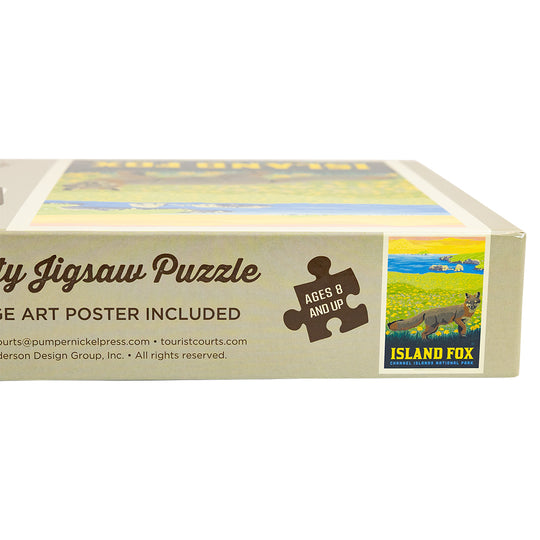 Channel Islands National Park Puzzle by ADG box side view on a white background