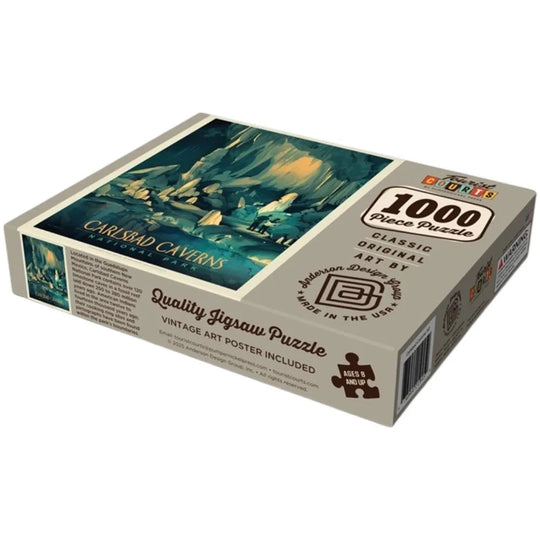 A 1000-piece jigsaw puzzle box titled &