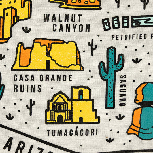 Explore Arizona parks logo extreme closeup