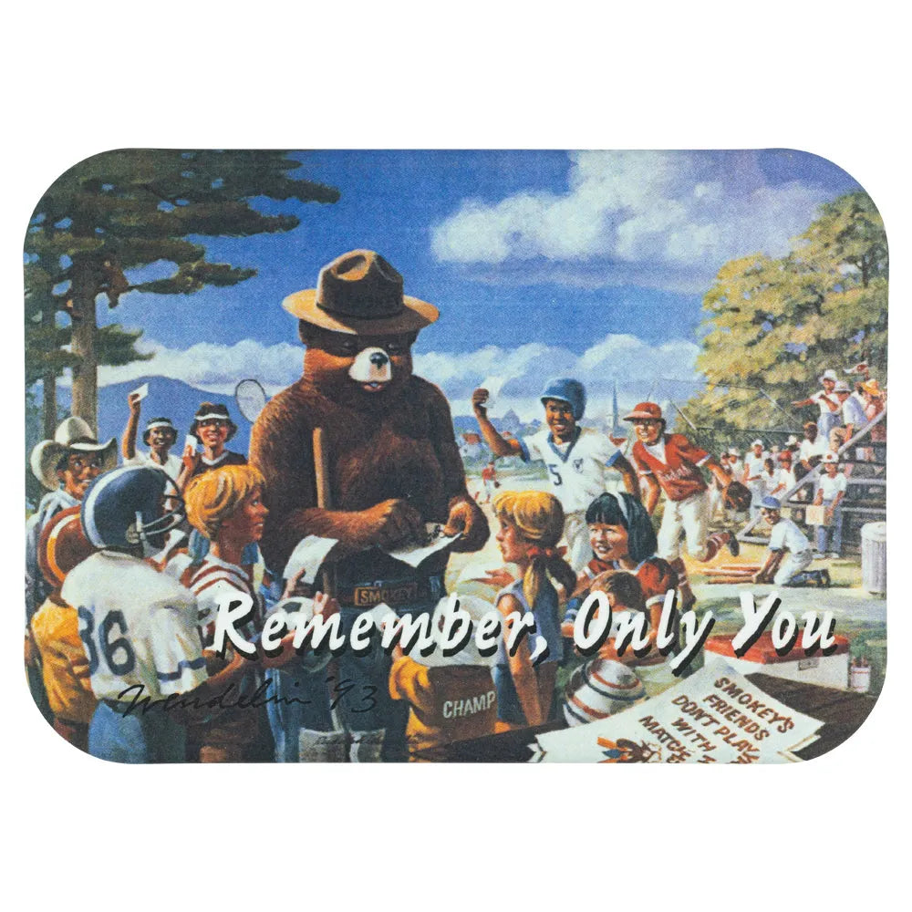 Smokey Bear Magnet Vintage Illustration