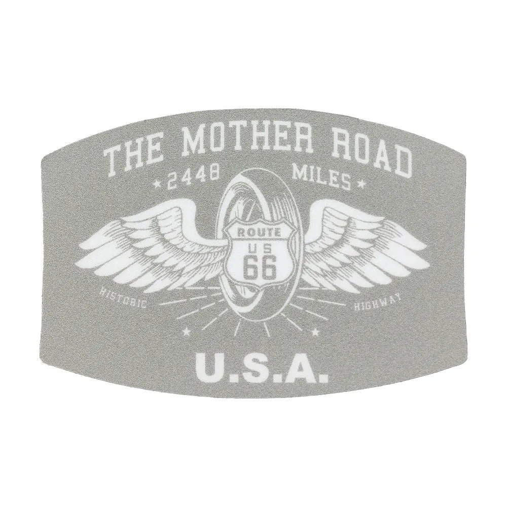 Route 66 Sticker - Winged Wheel
