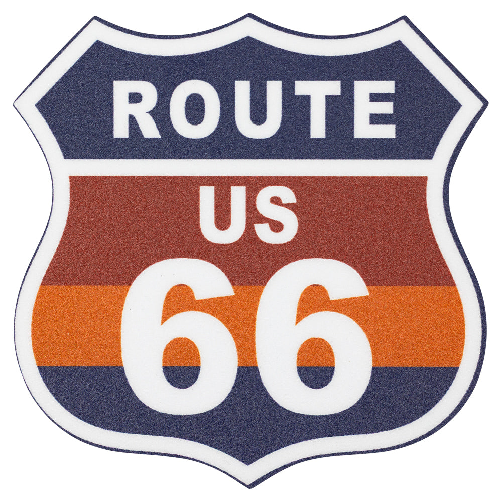 Route 66 Sticker: Colorful Design for Your Gear