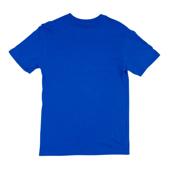 Blue t-shirt on a white background