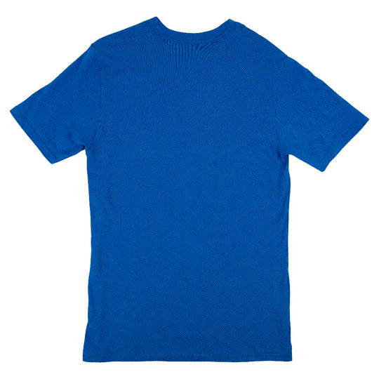 Blue t-shirt on a white background