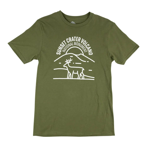 Sunset Crater Volcano National Monument T-Shirt - Fell Logo