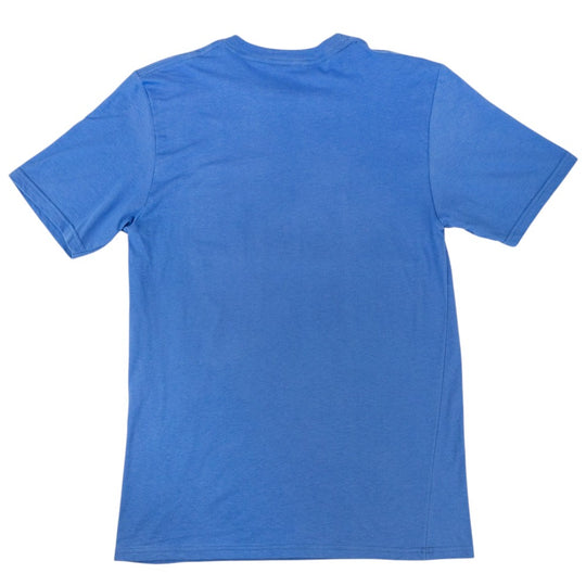Blue t-shirt on a white background