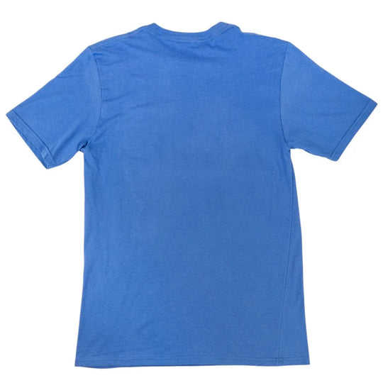 Blue t-shirt on a white background